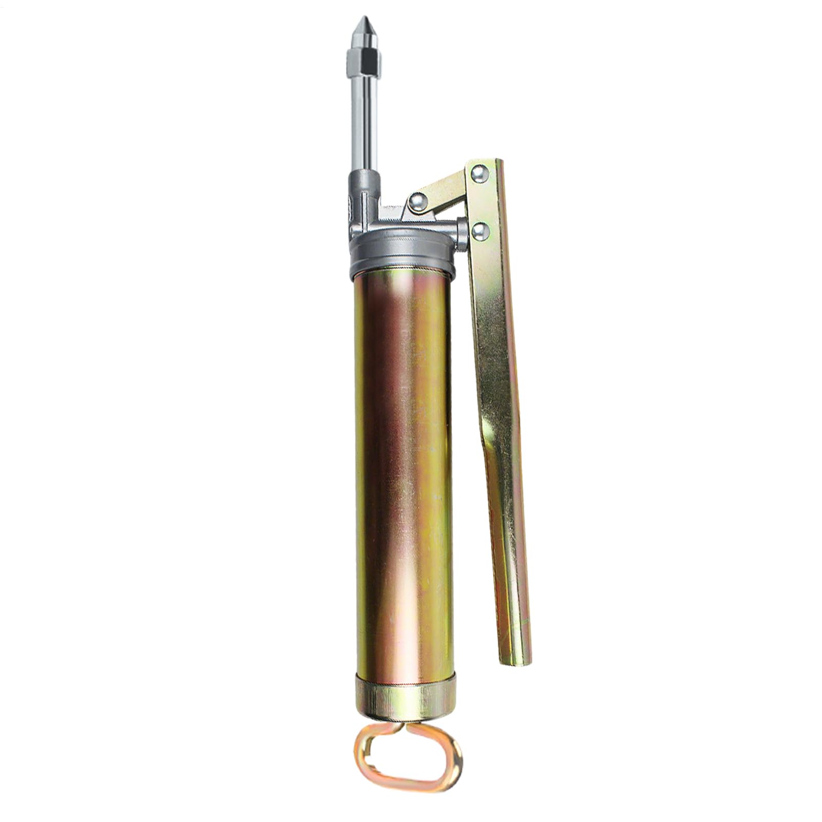 Handfetter - Hochdruck-Schmierwerkzeug, flexibler Schlauch mit großer Kapazität | Robustes Metalldesign mit Spitze und Schlauch, ideal für Autoreparatur, Mechanik, Garage, Außen- und Innenbereich