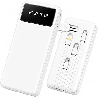 Carregador Portátil (Power Bank) 10.000mAh 22.5W Turbo Com Visor LED, Carregador Super Rápido Com Saídas Lightning iOS, USB-C e Micro USB, Compatível com iPhone IOS, Android, Fones e Tablets