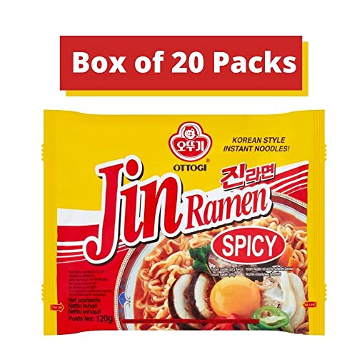 WaNaHong Ottogi Jin Ramen Lot de 20 sachets de 20 g Cover