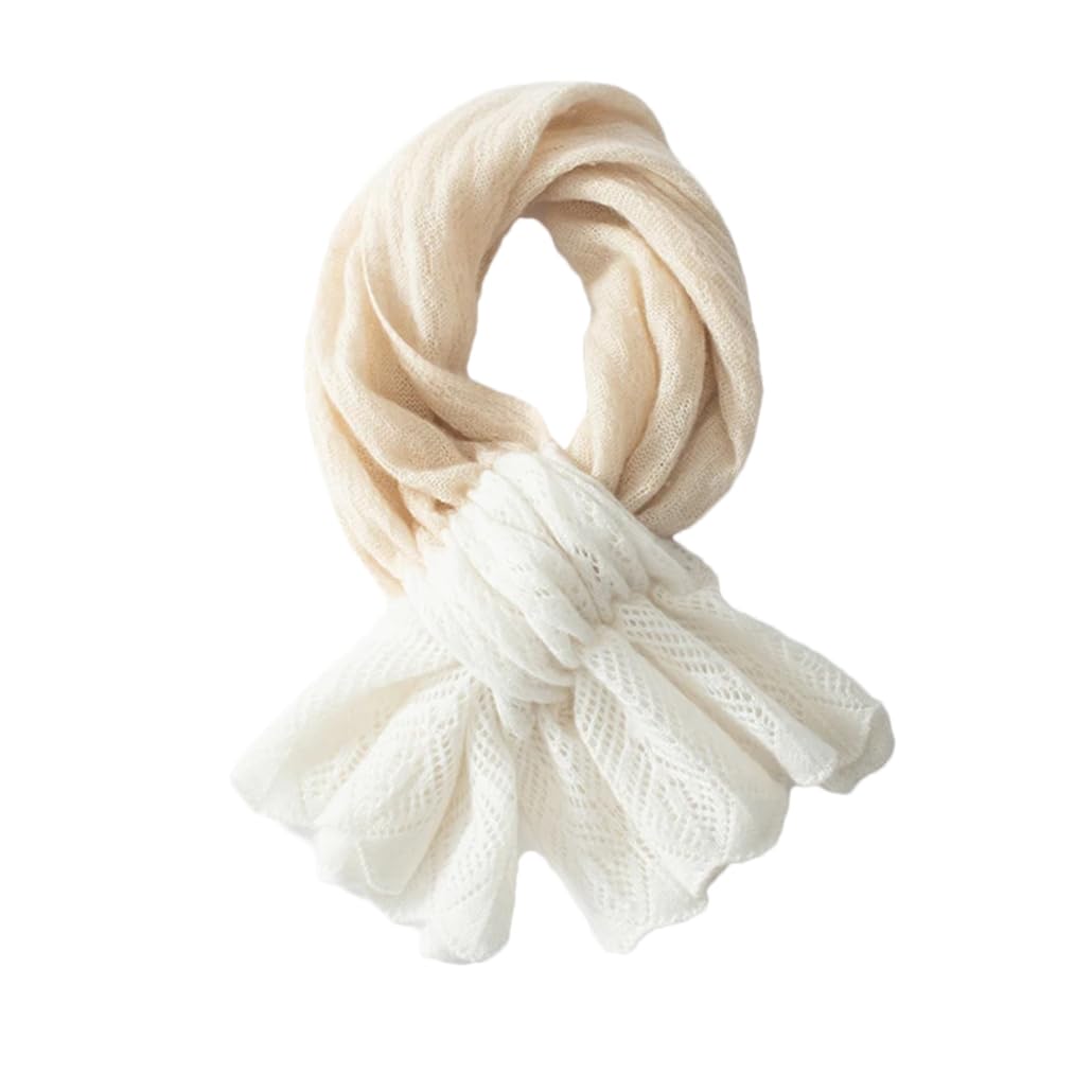 Écharpe cachemire tricoté femme chaude et légère pour l'hiver