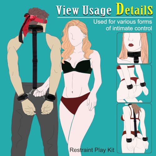 BDSM Bondage Restraints Set for Couples Sex Toys for Passionate Play - Image 3
