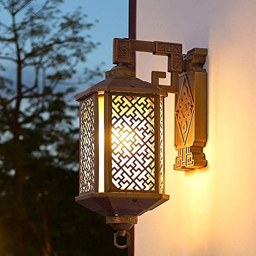 Lumière murale de terrasse européenne rétro pour illuminer vos soirées de balcon