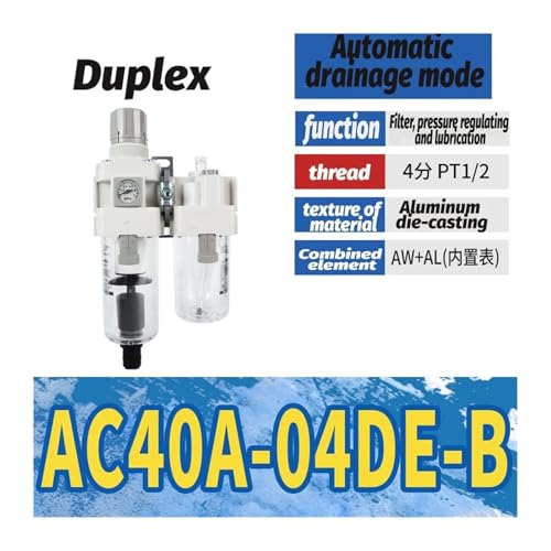 Traitement de la source d'air AC40-04DE-B avec régulateur de pression