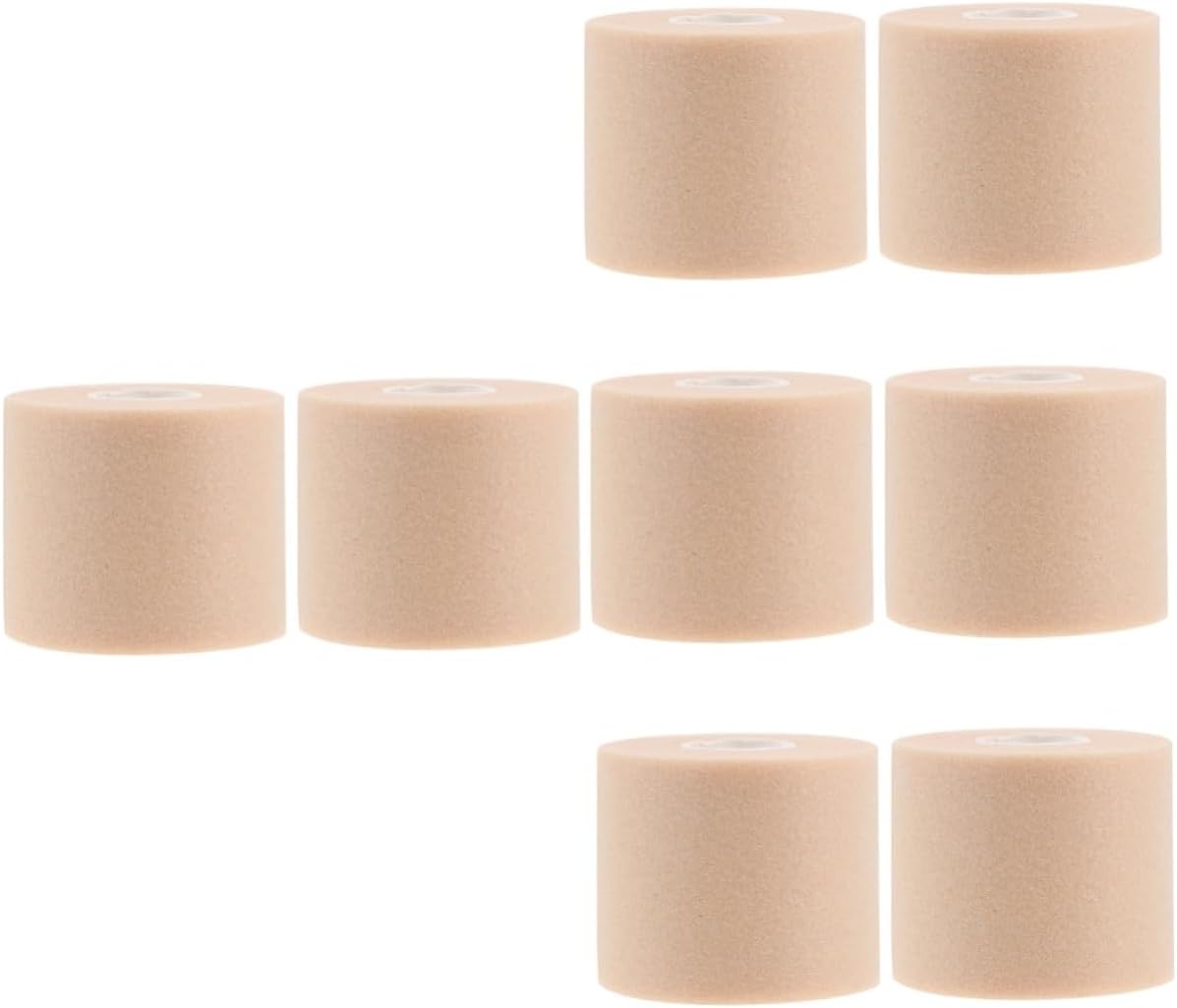 8rolls Elastic Skin Tapes for Sports Cutting Athletic Tape for Joint Support Skin Color for Running Swimming and Muscle