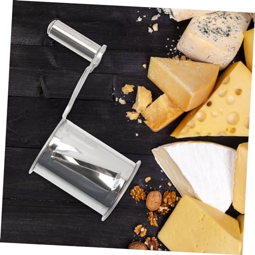 Set de ralladores de queso manuales de acero inoxidable 2 piezas miniatura 7