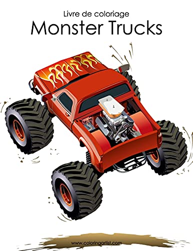 Livre de coloriage Monster Trucks 1 (French Edition)