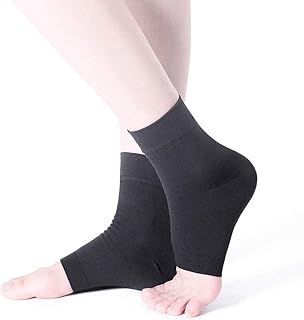 【Lieto】足首サポーター かかと保護 女性用 スポーツ 足首 固定 捻挫 痛み緩和 アキレス腱 保護 アンクルサポーター 通気性良好 テニス 野球 ランニング サッカー (ブラック, M)