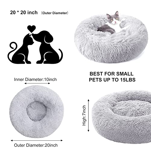 Eidoct Plush Donut Cat Bed - Image 3