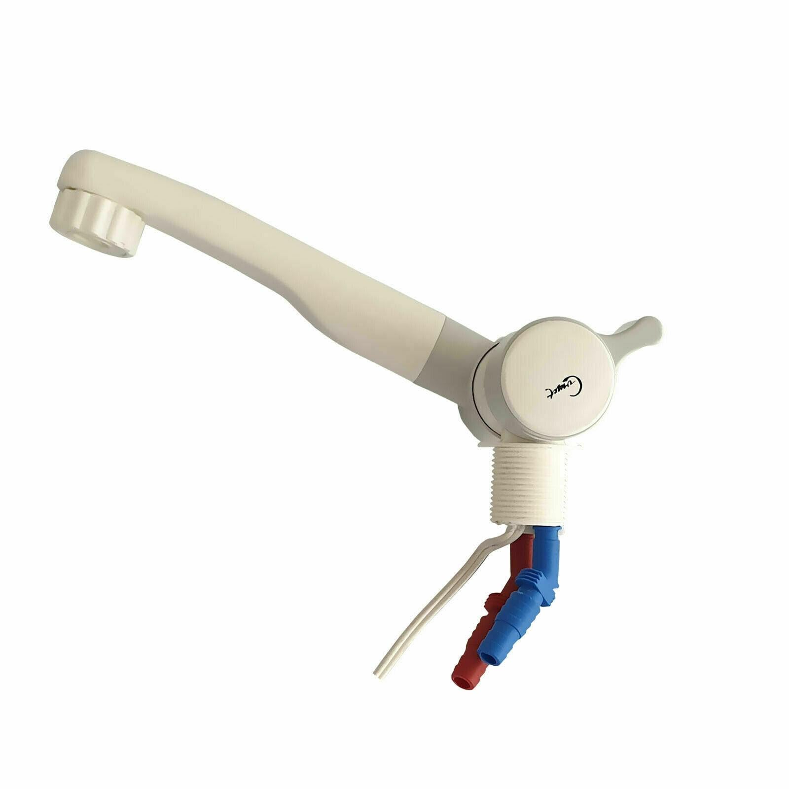 Rubinetto dell'acqua London, getto spray, uscita 12 V, micro interruttore miscelatore caldo e freddo, per roulotte e camper