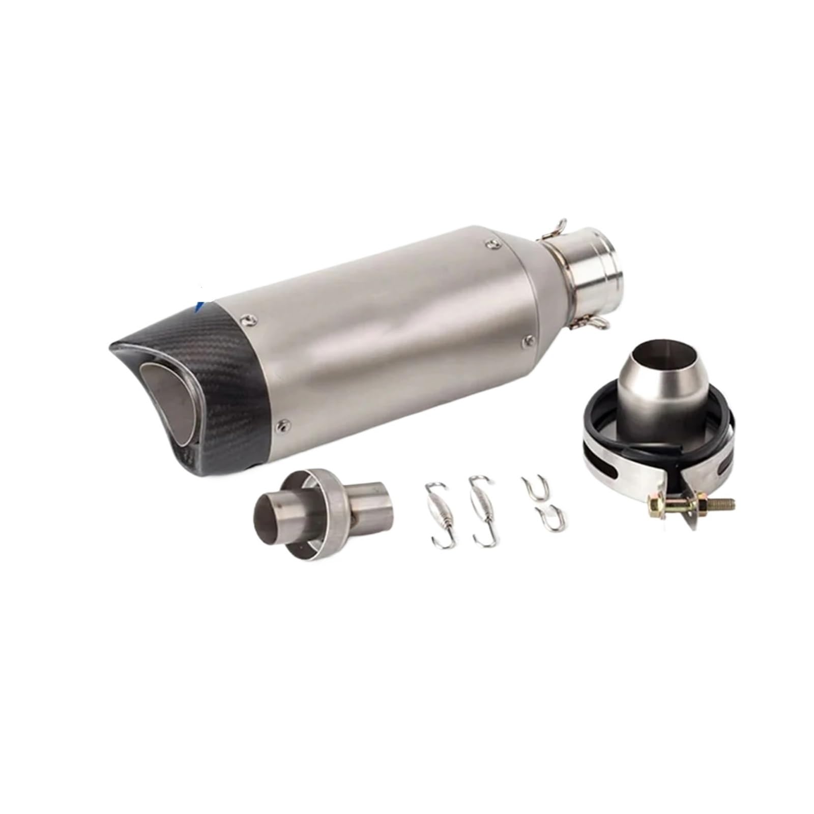 Embellecedor escape para coche Para Escape universal de motocicleta para tubo para escape fibra carbono para silenciador(Type A1)
