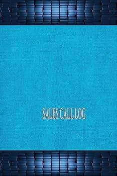 Paperback Sales Call Log Book