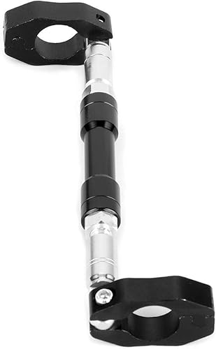 Miniatura 8 de VBESTLIFE Manillar cruzado universal ajustable para motocicleta, barra de palanca reforzada, color negro