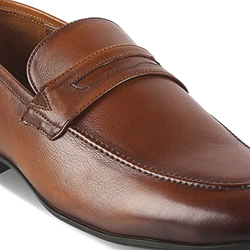 Image of tresmode Smart Casual Leather Loafer for Men