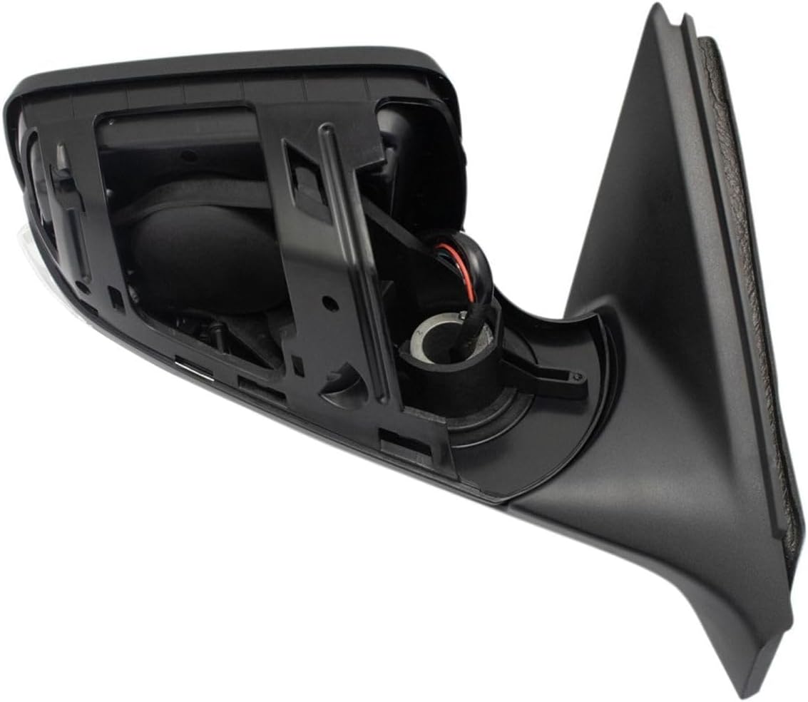Mirror Power Blind Spot Detection Paint to Match Right Plastic Electric-Adjustment Type Gray-Cover Manual-Fold Away Mechanism Clear-Glass Black-Housing Textured for Lacrosse 2010-2013
