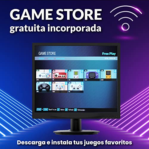 Pandora-box-3D-6100-Juegos-incluidos-Retro-Consola-Maquina-recreativa-Arcade-Video-Ultimo-modelo-2022-Versiones-Originales-Juegos-retro-incluye-juegos-2D-y-3D-Mame-Neogeo-2-joysticks