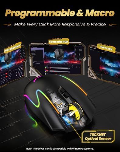 TECKNET Wireless Gaming Mouse — view 6