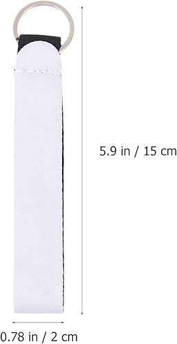 Miniatura 8 de EXCEART 90 llaveros con cordón de muñeca para mujer llavero de coche para hombres llavero pesado