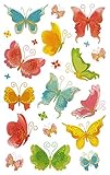 Liebevoll gestaltete Designs AVERY Zweckform 56046 (Deko Sticker, Schmetterlinge, 22 Aufkleber)