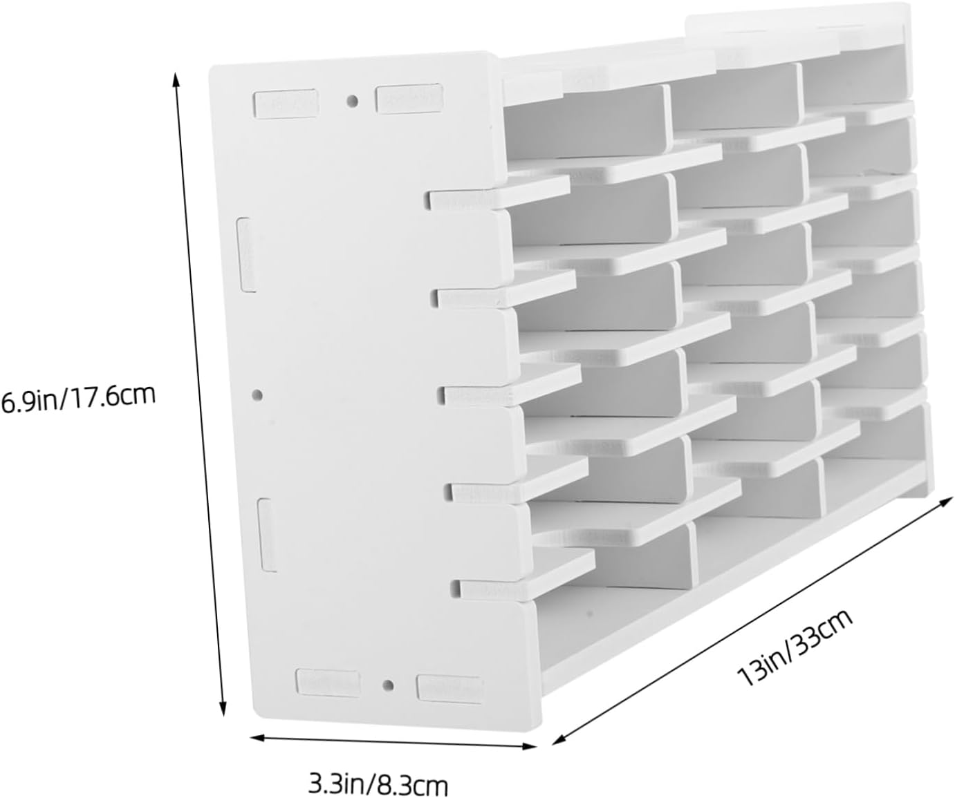 PRETYZOOM Multi-grid Cd Storage Box Inkpad Organizer for Dvds and Scratch-resistant Holder for Home and Office Use