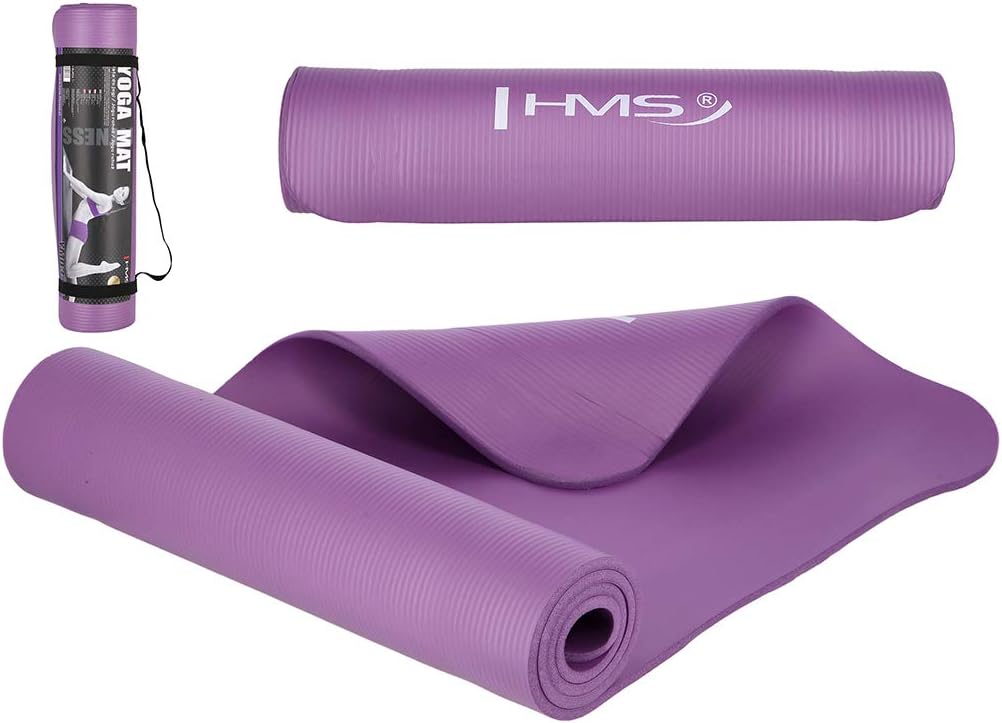 HMS YM03 Gymnastics Mat Floor Mat Yoga Mat Pilates Fitness 183 x 61 x 1 cm