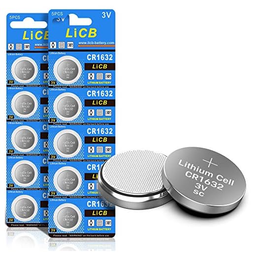 LiCB 10 Pack CR1632 3V Lithium Battery CR 1632