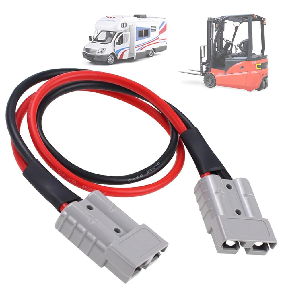Conector Anderson 50 A para solucionar fallos de carga en baterías de litio
