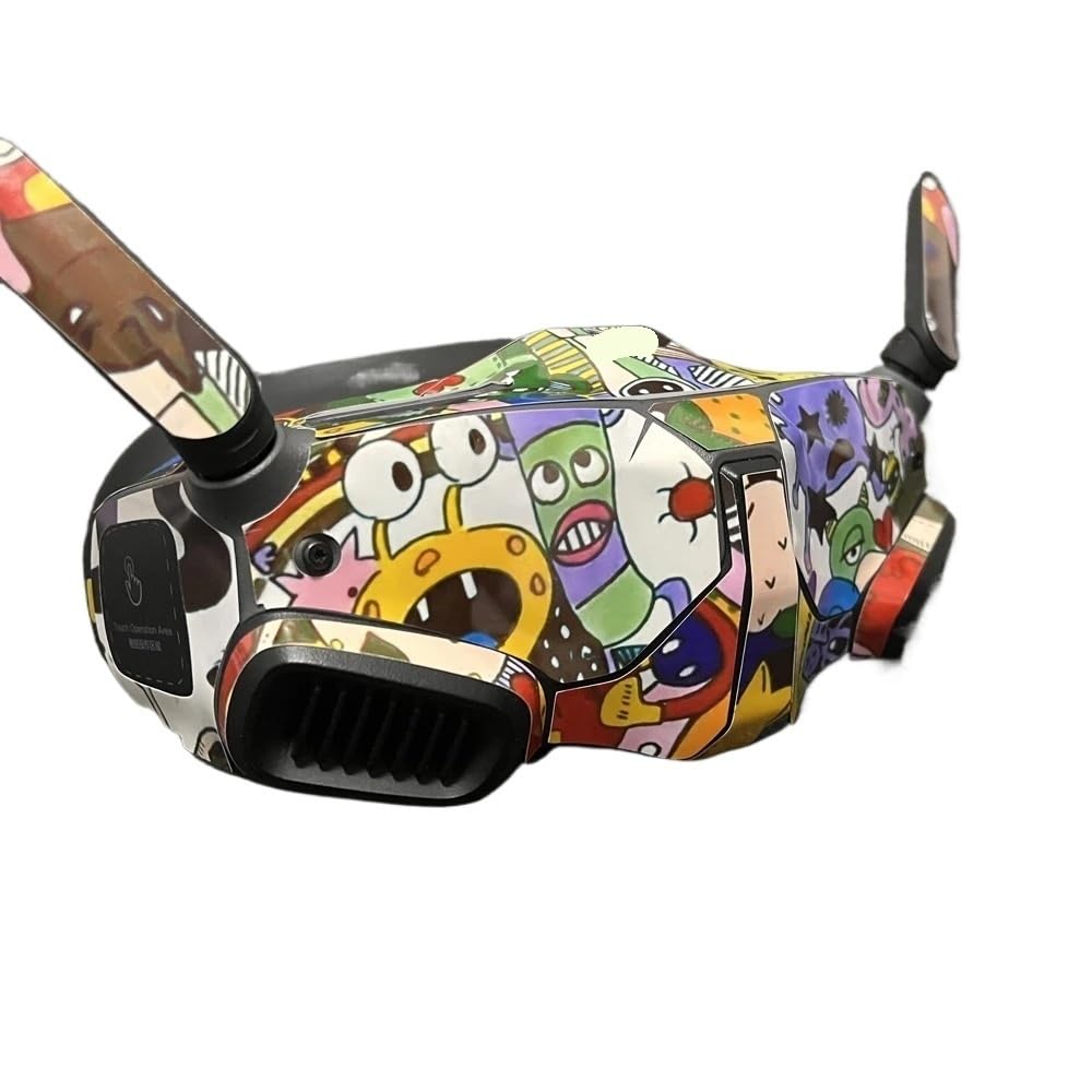 Kolorowa naklejka na gogle Avata 2 – okulary ochronne V2 i akcesoria ochronne (G)
