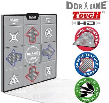 DDR Game Tough Super Deluxe Dance Pad for PC/ PS2/ PS1/ Wii/ Xbox