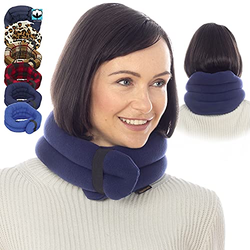 Pain relief microwavable neck wrap - hands-free moist h…