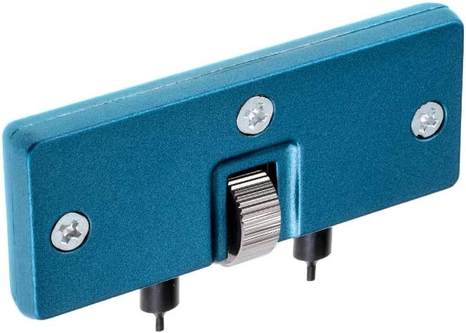 Honeytecs Adjustable Watch Opener Back Case Tool Press Closer Remover Wrench Watch Battery Remover Screw Wrench Repair Watchmaker Tools