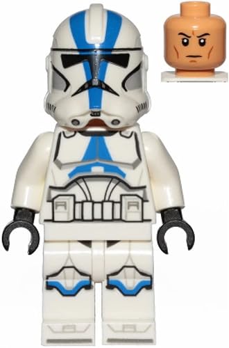Miniatura 4 de NA2 Lego Star Wars 501st Legion Clone Trooper Minifigura w Blaster de 75280 1 figura solamente