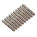 HALJIA 10 pcs M8 x 60 MM Wood au Métal Vis meubles chevilles à double tête Boulons de fixation vis de filetage à tige