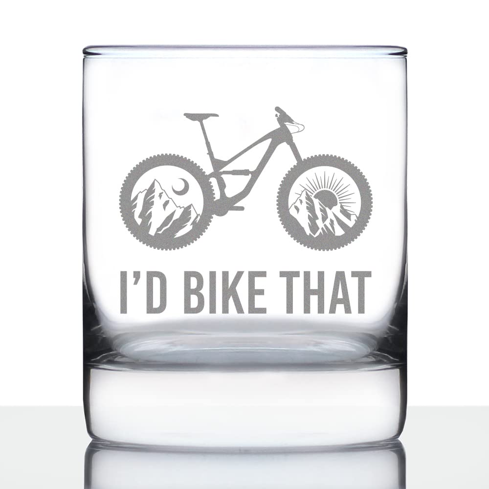 I'd Bike That Whiskey Glass