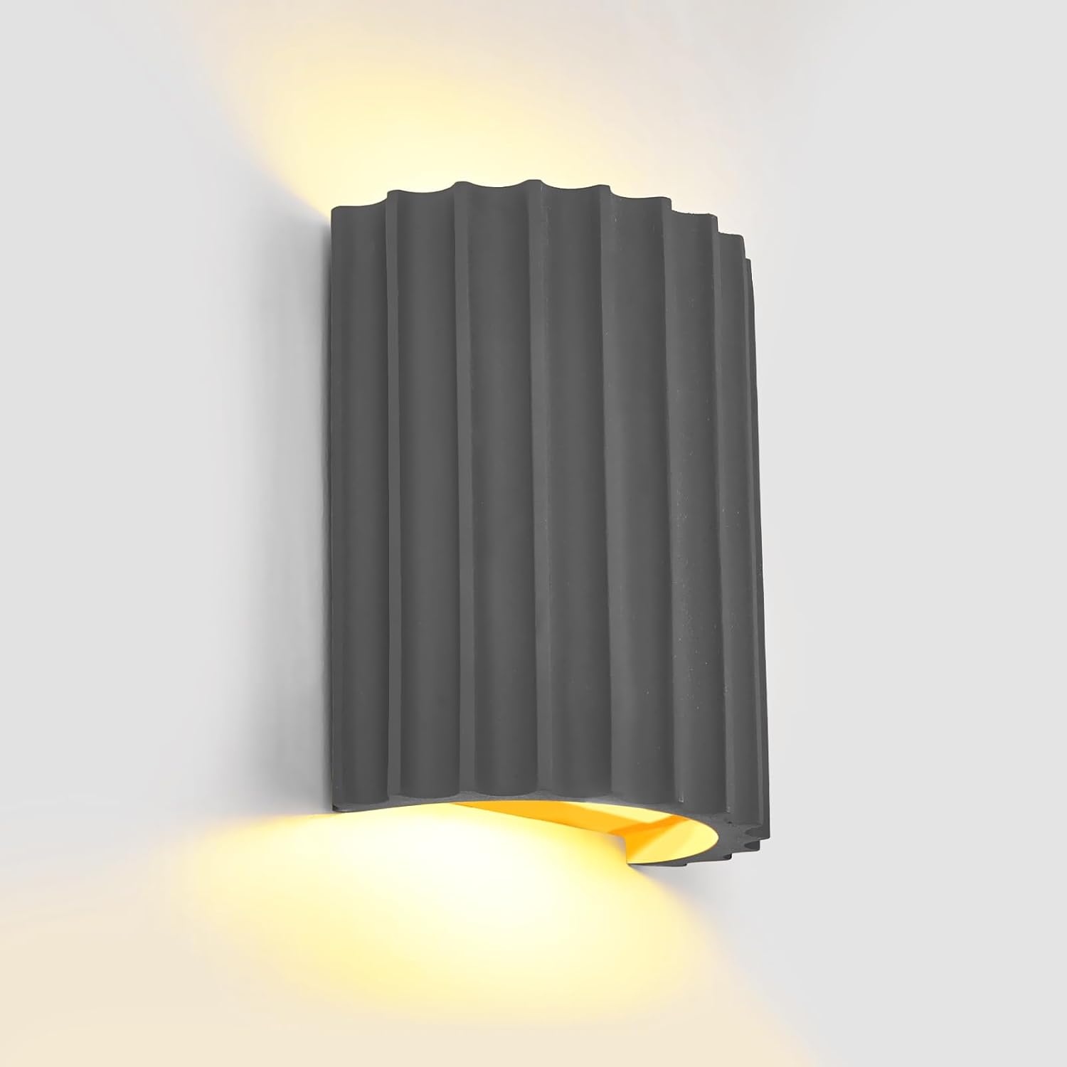 ZEROUNO Modern LED Wall Sconce Hardwired Indoor Wall Lights Up and Down Wall Mount Night Light Wall Lamp Fixture for Living Room Bedroom Hallway Corridor Conservatory Stairs (with G9 Bulbs)