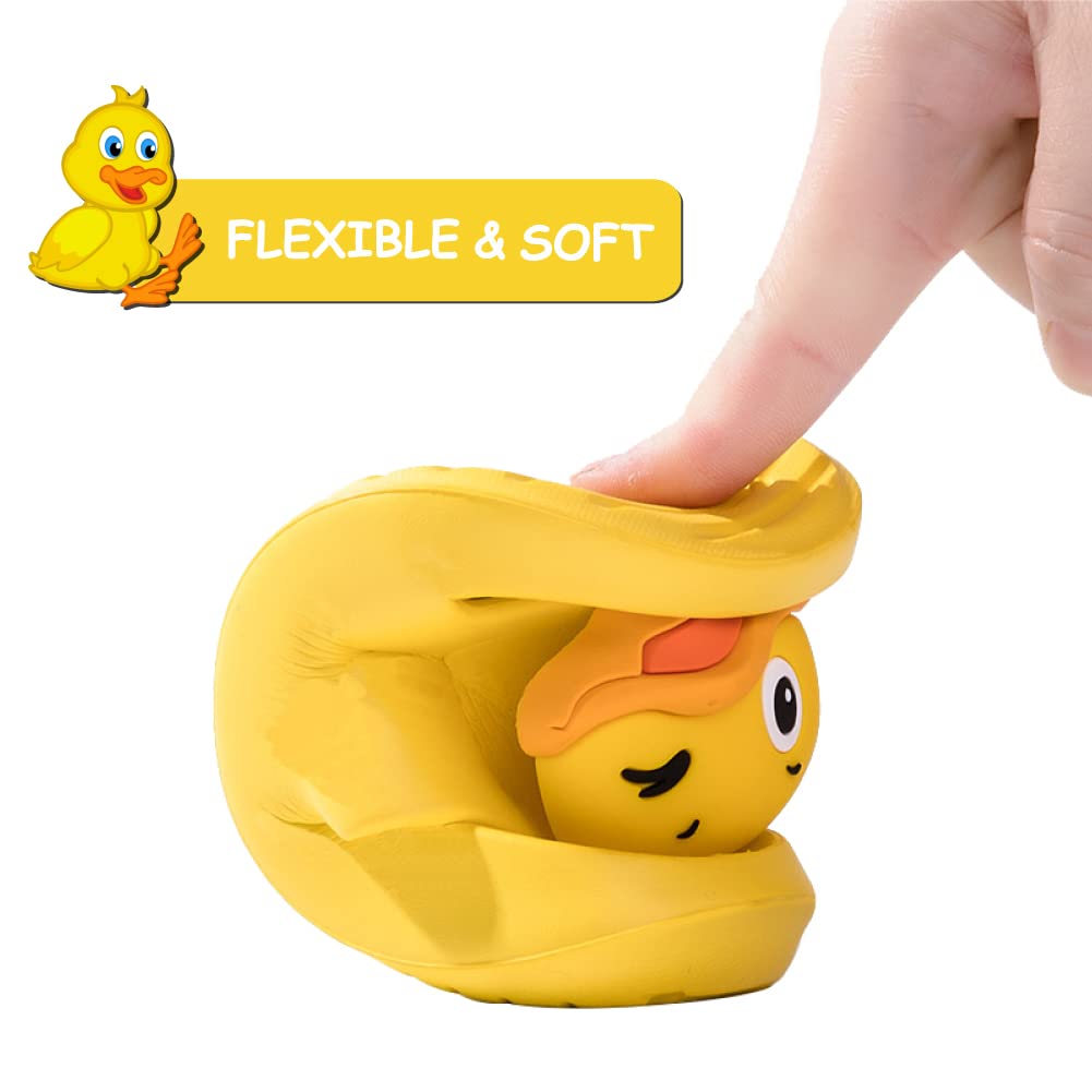 Chanclas de Playa Niña Niño Zapatos de Piscina Sandalias Ligero Antideslizante Pantuflas de Baño Ducha Unisex-niños Amarillo 762 21/22 (Tamaño de la Etiqueta 150mm)