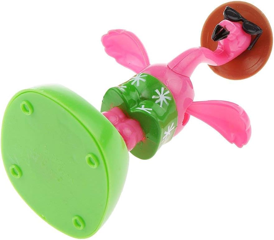 2pcs Solar Powered Car Toy Animal Solar Powered Dancing Dolls Dancing Cactus Crane Home Car Ornament Kids Toys Gifts image 5