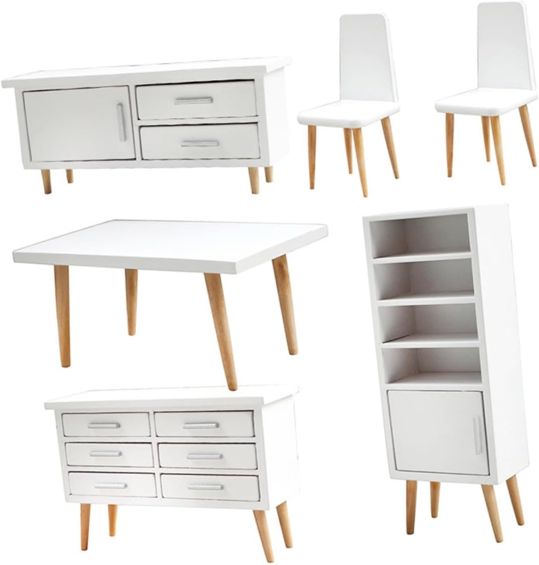 BESPORTBLE Scale Delicate Mini House Decor with Smooth Surface Sturdy Craft for Cognitive Development and Decorative Display