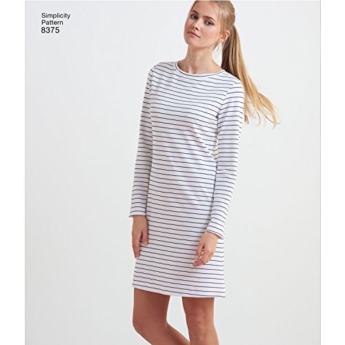 Patron robe tricot Simplicity à coudre pour un style casual sur mesure