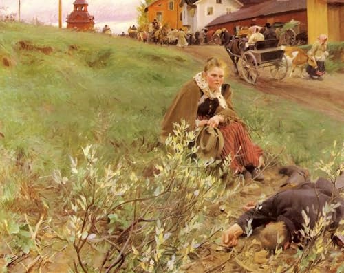 Tableaux Toile Mora Marknad Anders Zorn pour Habiller un Grand Mur Vide