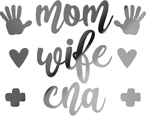 Miniatura 23 de Calcomanías de araña Cb (plata metálica) (juego de 2) calcomanías de vinilo impermeables de alta calidad para teléfono portátil, accesorio