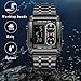 JewelryWe Reloj Digital Multifunción Hombre: Reloj de Pulsera Rectangular de Doble Movimiento Hora Triple Calendario Cronómetro Despertador Luz Resistente al Agua Negro Imagen de JewelryWe Reloj Digital Multifunción Hombre: Reloj de Pulsera Rectangular de Doble Movimiento Hora Triple Calendario Cronómetro Despertador Luz Resistente al Agua Negro
