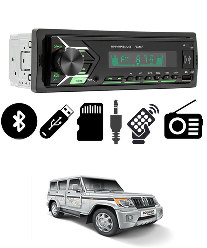 AYW 2093 Single DIN Bluetooth Car Stereo USB/BT/Aux/FM with Remote Control-204