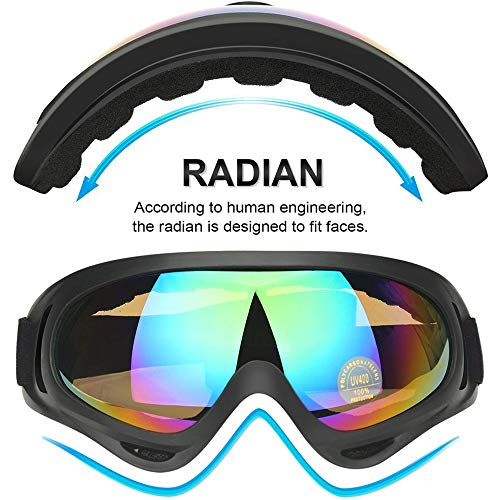 Yithings Occhiali da Sci, 2 Pezzi Occhiali da sc