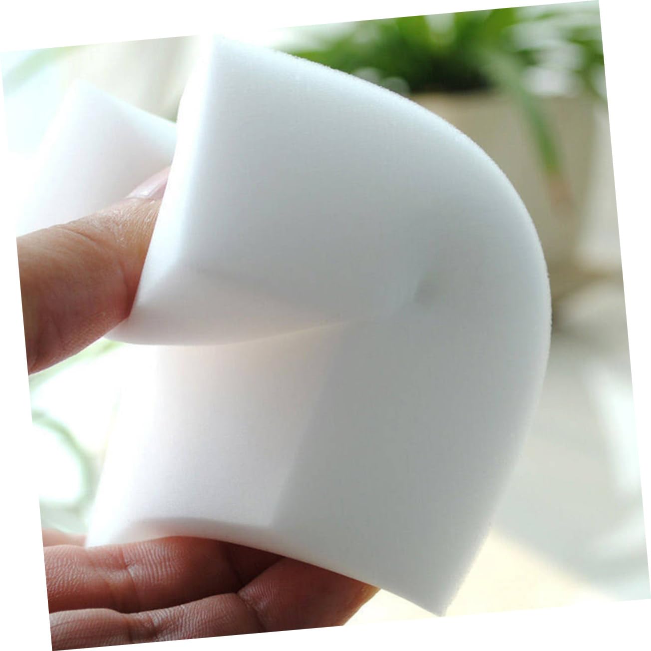 20 Éponges de Nettoyage Blanches Non Rayantes pour Vaisselle Cuisine