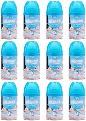 airpure 6 X FRESHMATIC AUTOMATIC SPRAY REFILLS 250ML SPARKLING BERRY AIRWICK COMPATIBLE, Pack of 6