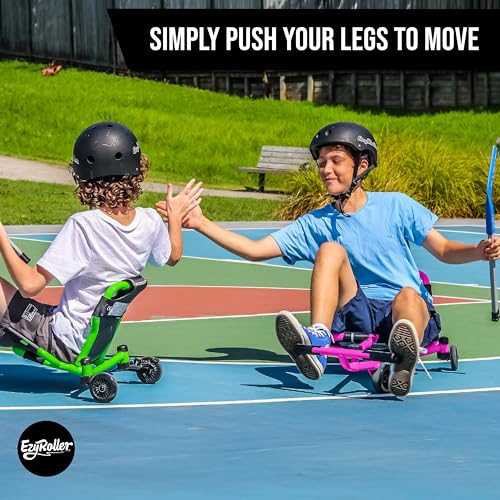 EzyRoller Drifter X Ride On Toy for Kids, Ages 4-12, Up to 154 lbs - Pink by EzyRoller - Image 4