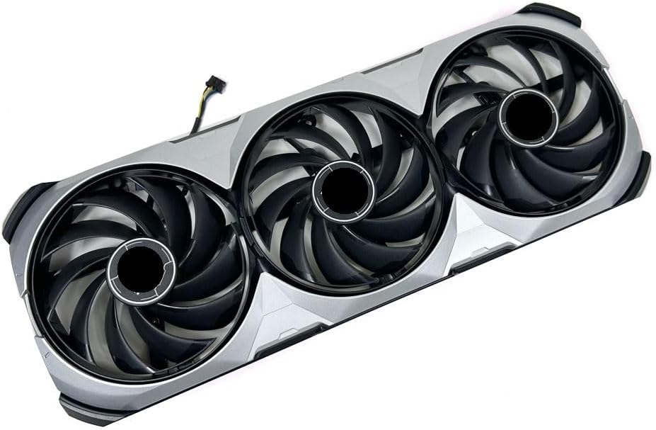 Graphics Card Cooling Fan 95MM PLD10020B12H DC12V 0.65A 4-Pin Graphics Card Fan for RTX 4080 Ventus 3X Fan(Shell and Fan)