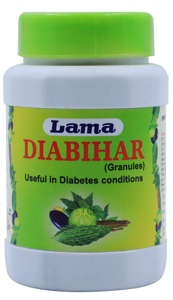 Lama Diabihar 100 gm - Effectively Reduces Blood Sugar Level (Pack of 2)