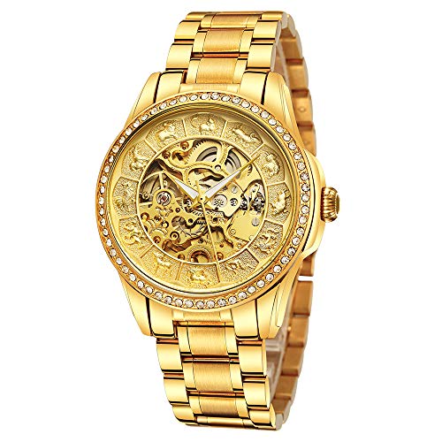 Montre homme montre mécanique automatique sport étanche en acier inoxydable luxe
