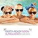 Neliblu Kids Sunglasses 30-Pack - Neon Bulk Party Favor Polarized Sunglasses with UV Protection - Toddler Party Favors, Goody Bag Fillers for Pool, Beach, and Outdoor Events